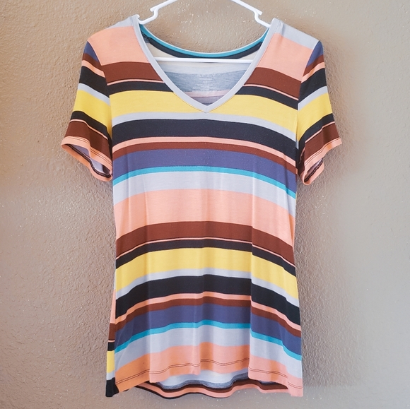 Kohls Apt. 9 Essentials Retro Stripe Tee - Picture 2 of 4
